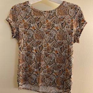 American Eagle Outfitters Printed Short Sleeve Tee